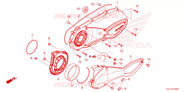 TAMPA CARTER ESQUERDA Honda SCOOTER 350 ADV 2024  ADV350AR