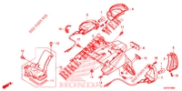     GARDE BOUE ARRIERE/CLIGNOTANT ARRIERE para Honda PCX 150 E 2015