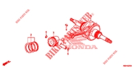     VILEBREQUIN/PISTON para Honda SCOOPY 110 PRESTIGE 2020
