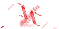     COUSSIN ARRIERE para Honda PCX 150 HYBRID 2021