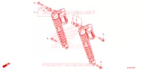 AMORTECEDOR TRASEIRO para Honda ADV 350 ROADSYNC 2023