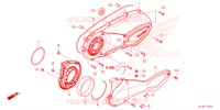 CARTER ESQUERDO para Honda ADV 350 ROADSYNC 2023