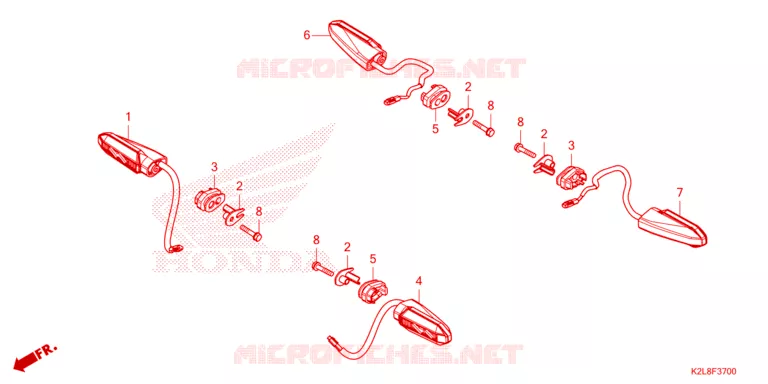 FAROLIM PISCA Honda SCOOTER 350 ADV 2023  ADV350AP_3TH