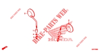     MIRROR para Honda SCOOPY 110 PRESTIGE 2023