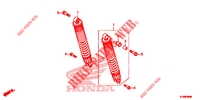    COUSSIN ARRIERE para Honda PCX 160 ABS 2021