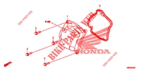     COUVERCLE DE CULASSE (ACB125BTF,G,H/CBTF,G,H) para Honda CLICK 125 I Idling Stop Casted Wheels 2017