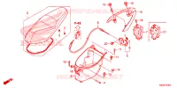 BANCO/ CAIXA BAGAGEM para Honda CLICK 125 I Idling Stop Casted Wheels 2017