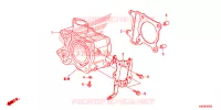 CILINDRO para Honda CLICK 125 I Idling Stop Casted Wheels 2017