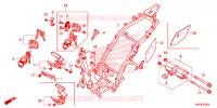 CORPO QUADRO para Honda CLICK 125 I Idling Stop Casted Wheels 2017