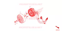 DISPOSITIVO DE PARTIDA DO GERADOR DE CA para Honda CLICK 125 I Idling Stop Casted Wheels 2017