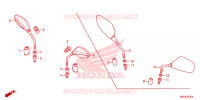ESPELHO para Honda CLICK 125 I Idling Stop Casted Wheels 2017