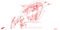 LUZ COMBINADA TRASEIRA para Honda CLICK 125 I Idling Stop Casted Wheels 2017