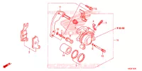 PINÇA DE TRAVÃO FRENTE para Honda CLICK 125 I Idling Stop Casted Wheels 2017
