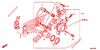     ETRIER DE FREIN AVANT para Honda CLICK 125 I Idling Stop Casted Wheels 2020