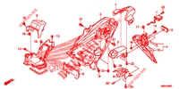     GARDE BOUE ARRIERE/FEU D'IMMATRICULATION para Honda CLICK 125 I Idling Stop Casted Wheels 2020