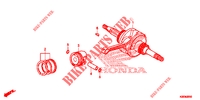     VILEBREQUIN/PISTON para Honda ZOOMER 110 X 2021