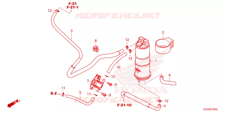 SISTEMA DE RECICLAGEM DE GÁS Honda MOTO 160 CG 2025  CG160EDFS