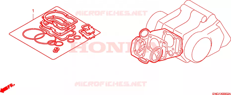 KIT A JUNTAS Honda MOTO 90 CUB 1995  C90CWR