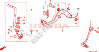 PEDAL/BRACO DA PARTIDA POR REV. para Honda CR 80 R BIG WHEEL 2000