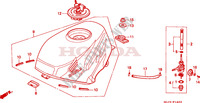 DEPOSITO COMBUSTIVEL para Honda NSR 50 2000