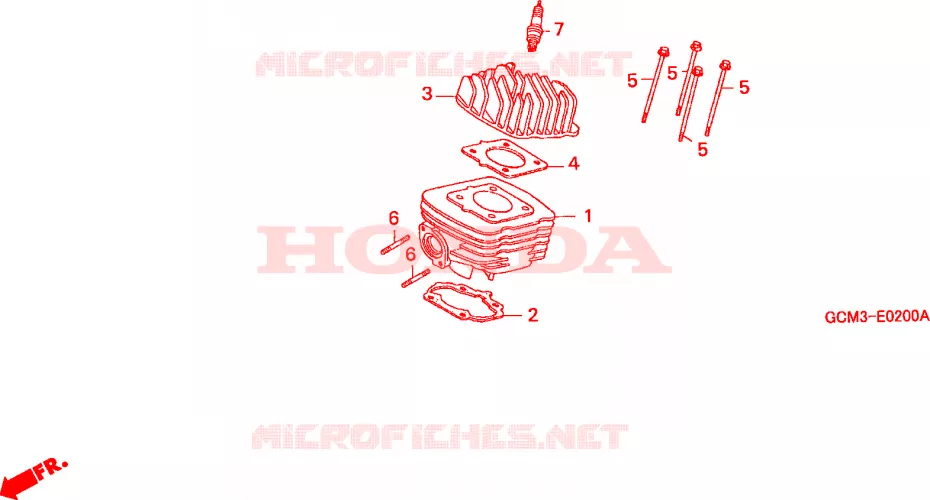 CILINDRO/CABECA MOTOR Honda SCOOTER 50 X8R 1999  SZX50XX