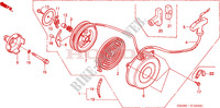 ARRANCADOR RETRACTIL para Honda TRX 250 FOURTRAX RECON Electric Shift 2002