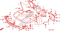 GUARDA LAMAS FRENTE('02 '04) para Honda FOURTRAX 250 RECON Standard 2002