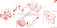 LUZ TRASEIRA para Honda FOURTRAX 250 RECON Standard 2002