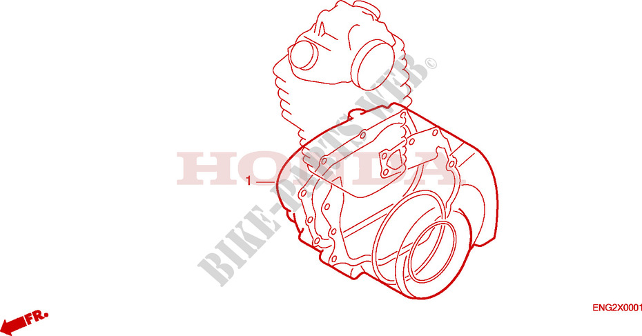 KIT B JUNTAS para Honda TRX 250 FOURTRAX RECON 2000