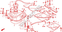 DEPOSITO COMBUSTIVEL (TRX250EX1/2/3/4/5) para Honda TRX 250 SPORTRAX EX 2001