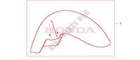 CROME FR.MUDGUARD para Honda SHADOW 125 2004