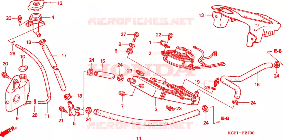 RADIADOR Honda SCOOTER 125 NES 2005  NES1255