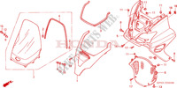 TAMPA FRENTE (NSS2501/NSS250A) para Honda JAZZ 250 ABS 2001