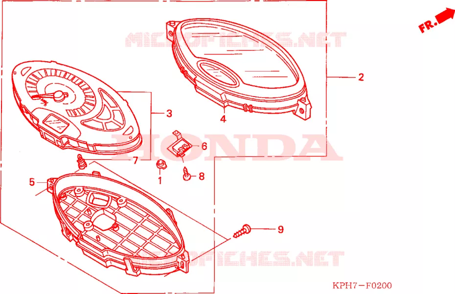 INDICADORES(1) Honda SCOOTER 125 INNOVA 2005  ANF125T5