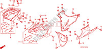 CARENAGEM INFERIOR  para Honda CBR 125 TRICOLORE 2010