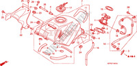 DEPOSITO COMBUSTIVEL  para Honda CBR 125 TRICOLOR 2010