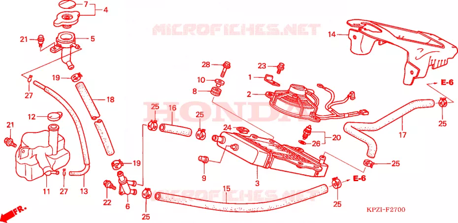 RADIADOR Honda SCOOTER 125 DYLAN 2006  SES1254