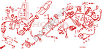 CABLAGEM (FES1257/A7)(FES1507/A7) para Honda S WING 150 FES SPECIAL 2007