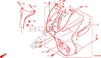 TAMPA FRENTE (FES1257/A7)(FES1507/A7) para Honda S WING 150 FES SPECIAL 2007