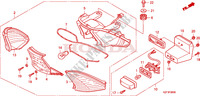 LUZ TRASEIRA para Honda INNOVA 125 2012