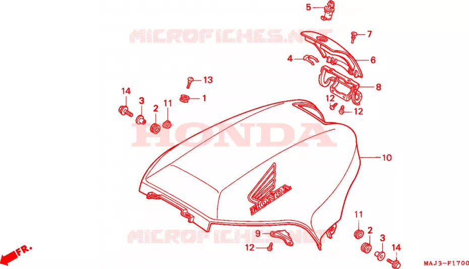 PROTECCAO Honda MOTO 1100 PAN-EUROPEAN 1997  ST1100V
