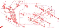 AMORTECEDOR TRASEIRO para Honda CBR 600 1998