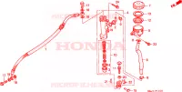 BOMBA PRINCIPAL TRASEIRA CILINDRO para Honda CBR 600 1998