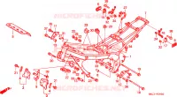 CORPO QUADRO para Honda CBR 600 1998
