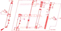 FORQUILHA FRENTE para Honda CBR 600 1998