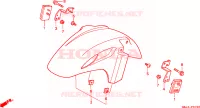 GUARDA LAMAS FRENTE para Honda CBR 600 1998