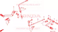 PEDAL TRAVAOES/PEDAL MUDANCAS para Honda CBR 600 1998
