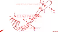 SILENCIADOR ESCAPE para Honda CBR 600 1998