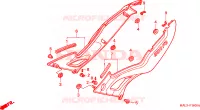TAMPA LATERAL para Honda CBR 600 1998