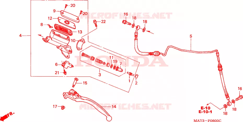 BOMBA PRINCIPAL EMBRAIA. Honda MOTO 1100 CBR 2002  CBR1100XX2